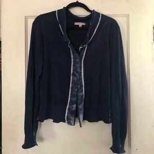 Cabi navy cardigan